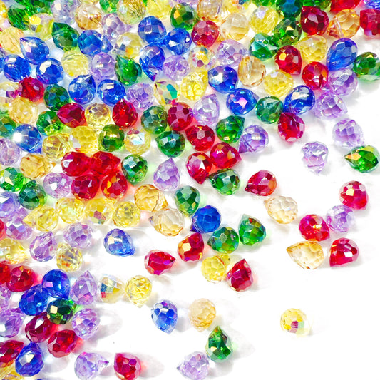 B313]Perle Goutte Facettée