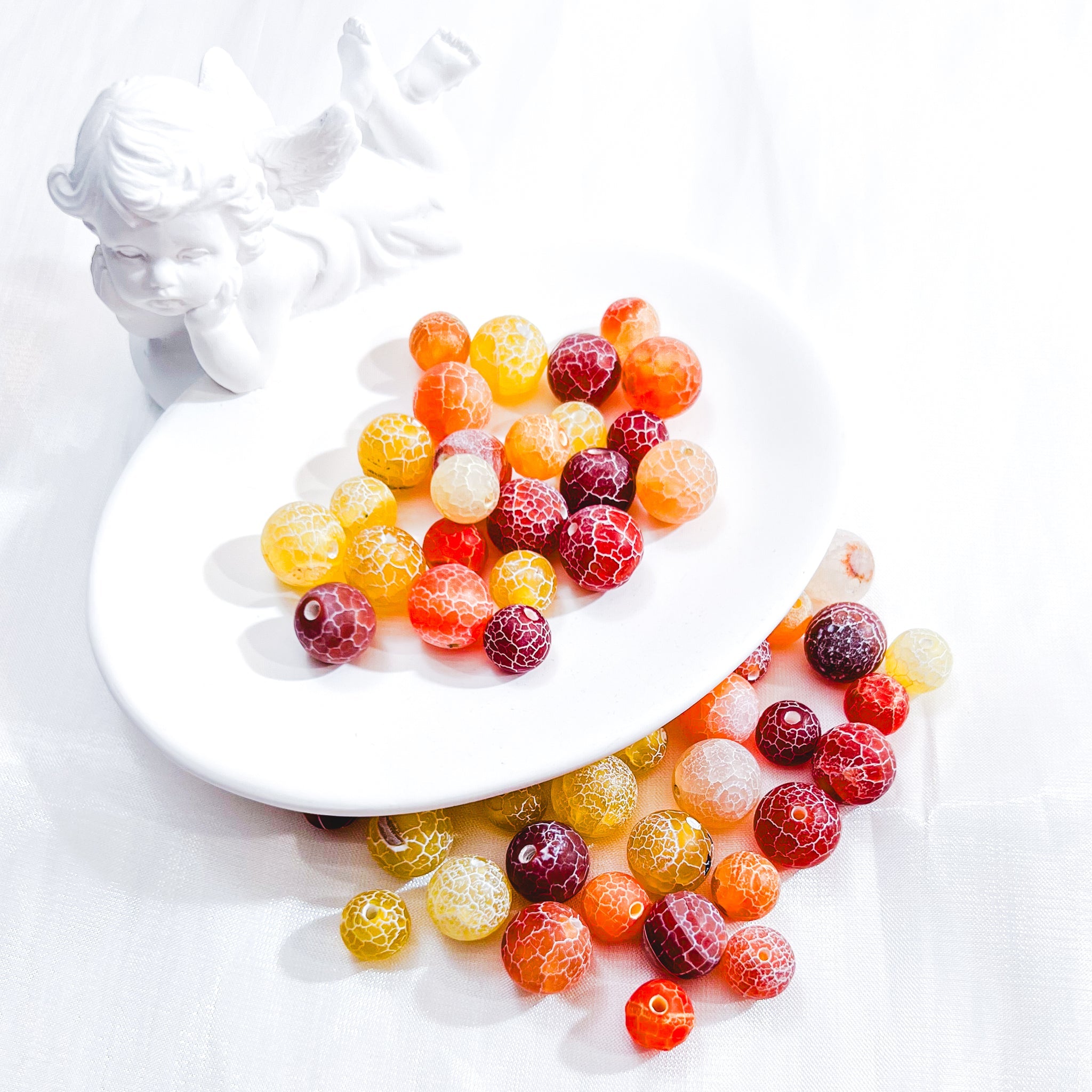 C31]Fraise Agate Patinée