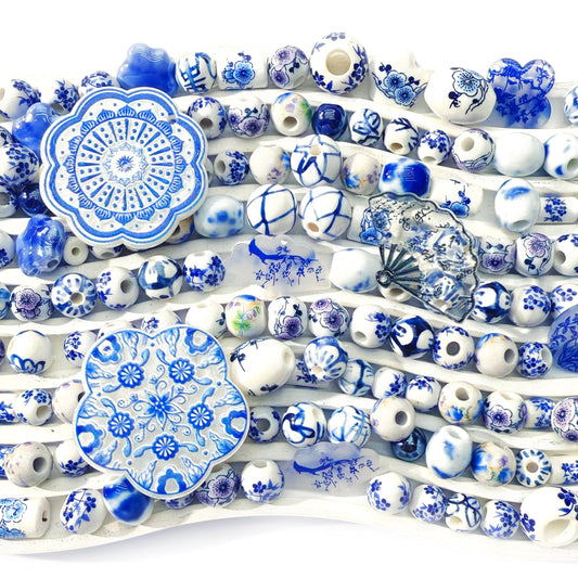 L645]Porcelaine bleue et blanche